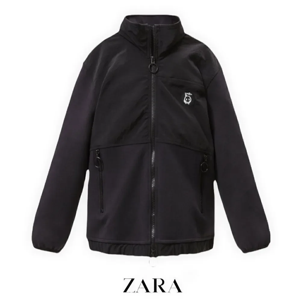ZARA Kids Black Alastair McKimm Limited Edition Jacket NWT Size 8